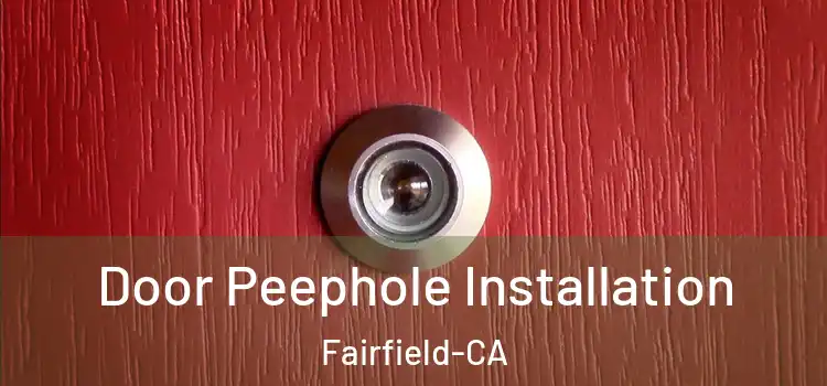 Door Peephole Installation Fairfield-CA